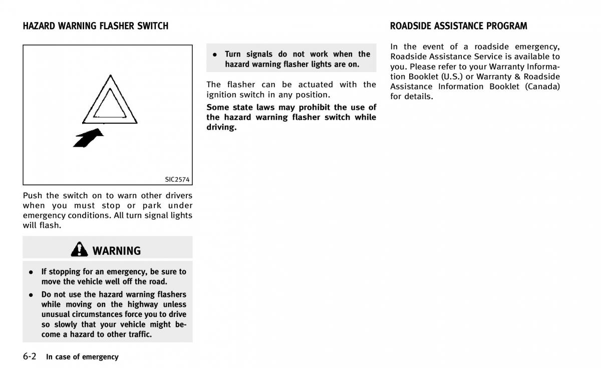 Infiniti Q50 owners manual / page 287