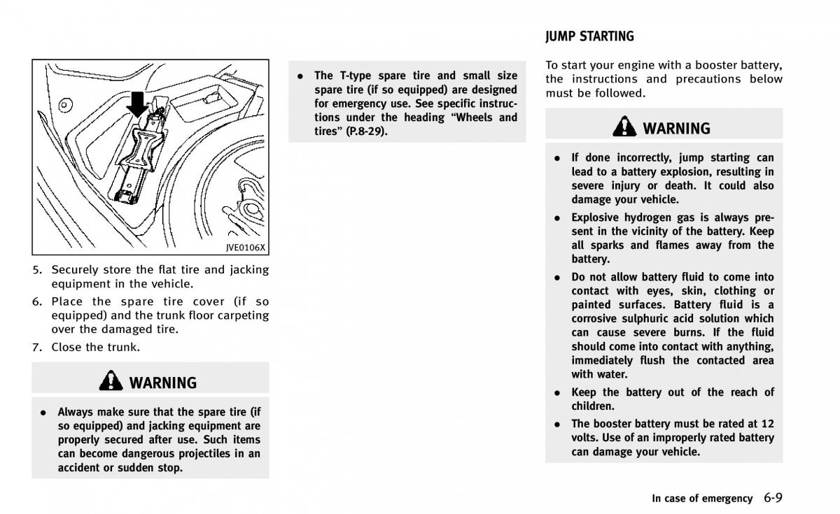 Infiniti Q50 owners manual / page 294