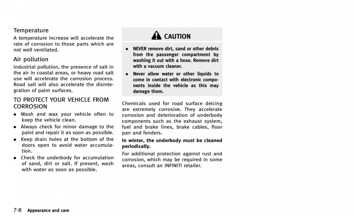 Infiniti Q50 owners manual / page 311