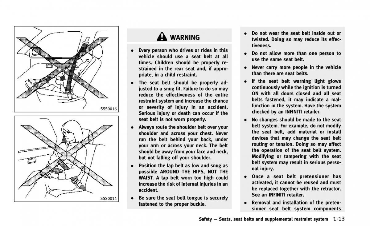 Infiniti Q50 owners manual / page 32