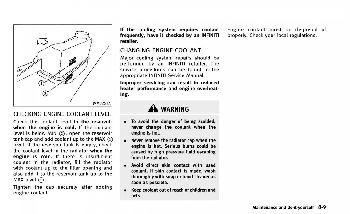 Infiniti Q50 owners manual / page 320