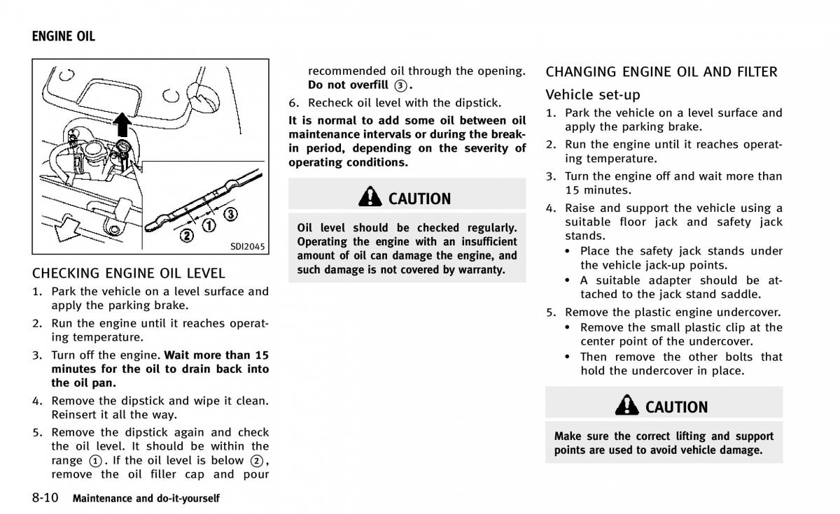 Infiniti Q50 owners manual / page 321