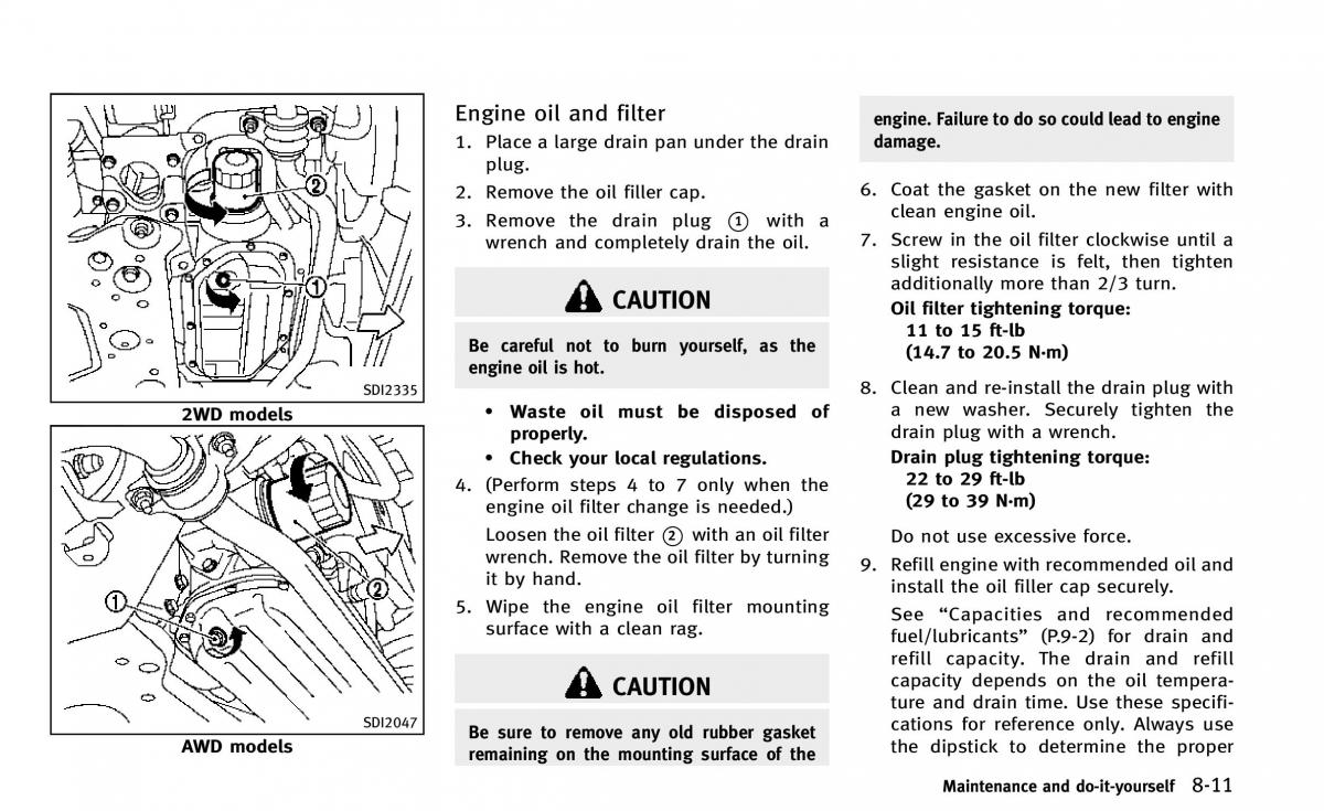 Infiniti Q50 owners manual / page 322