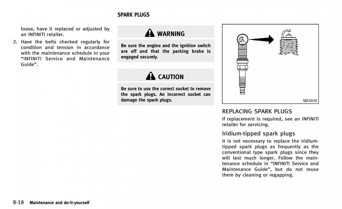 Infiniti Q50 owners manual / page 329