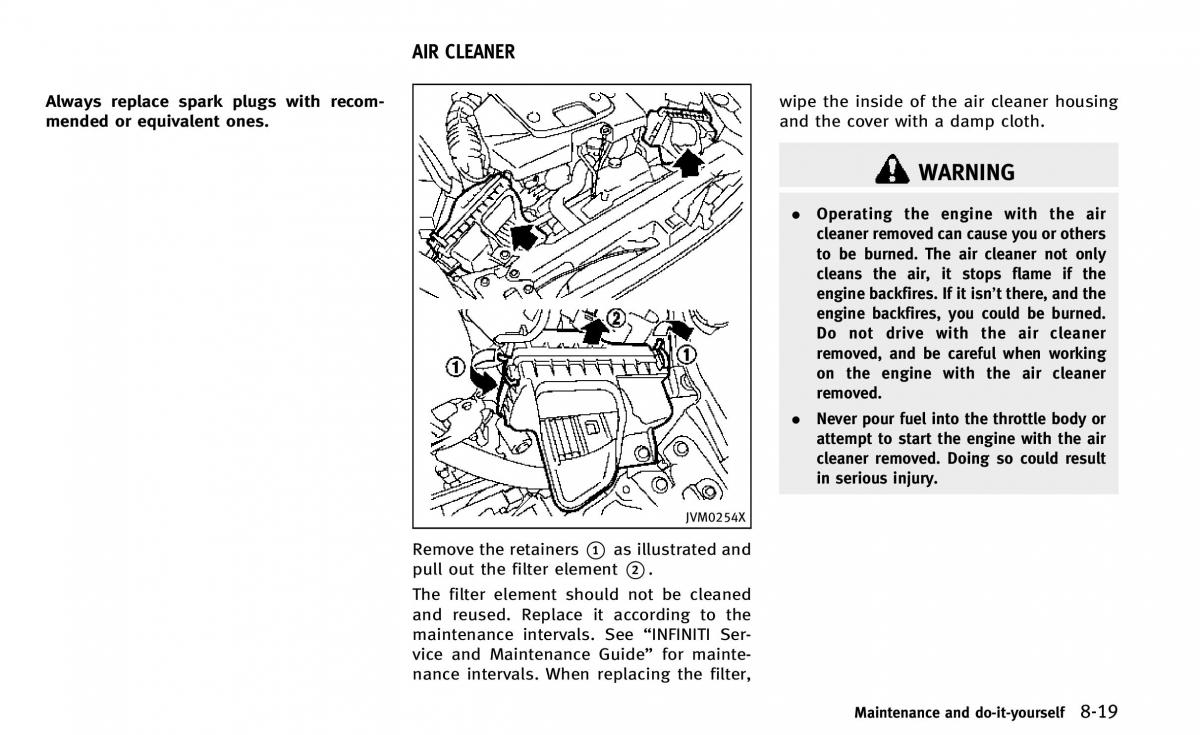 Infiniti Q50 owners manual / page 330