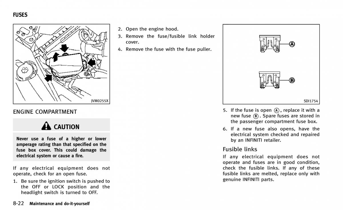 Infiniti Q50 owners manual / page 333