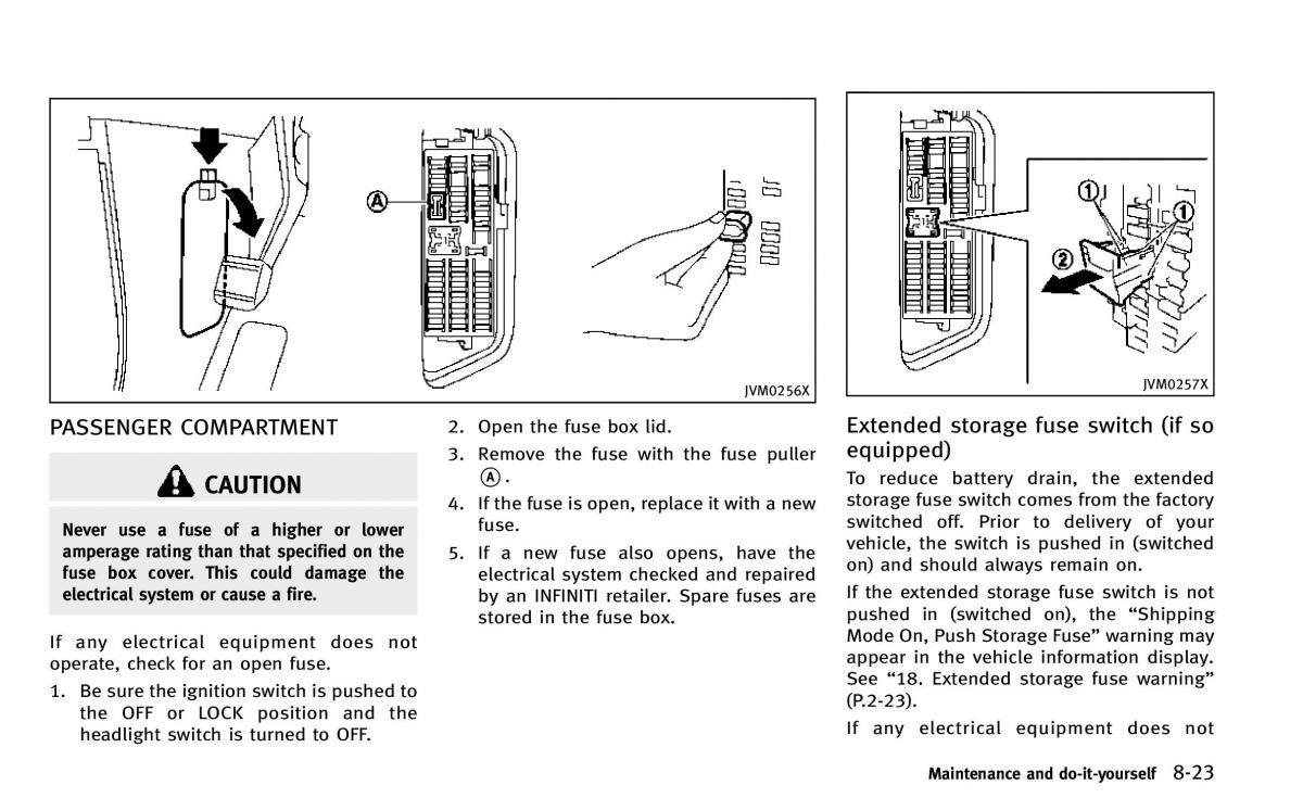 Infiniti Q50 owners manual / page 334