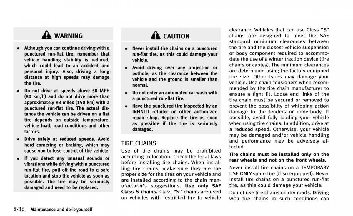 Infiniti Q50 owners manual / page 347