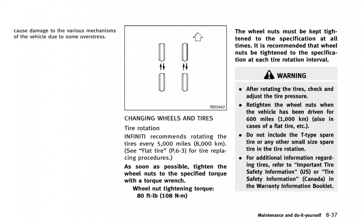 Infiniti Q50 owners manual / page 348