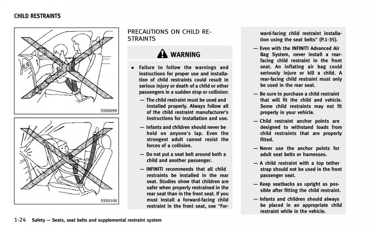 Infiniti Q50 owners manual / page 43