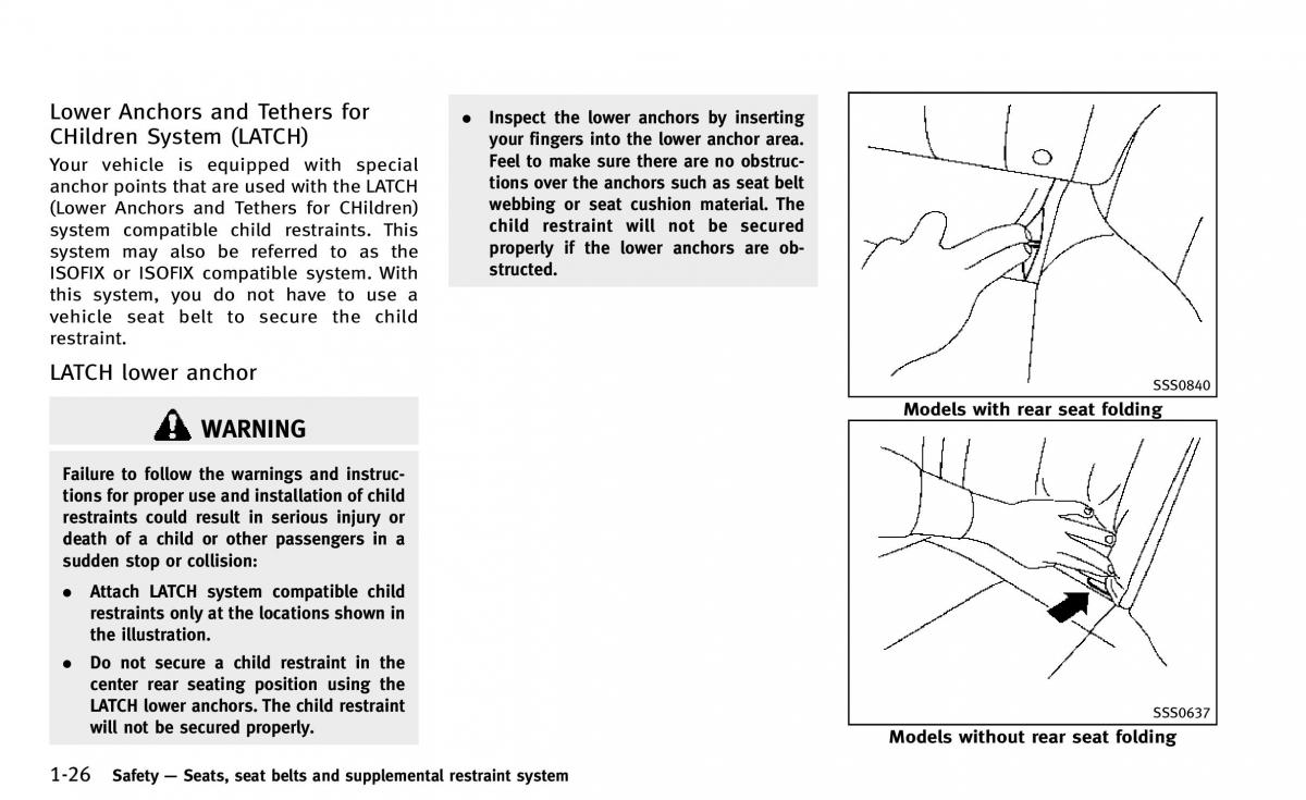 Infiniti Q50 owners manual / page 45