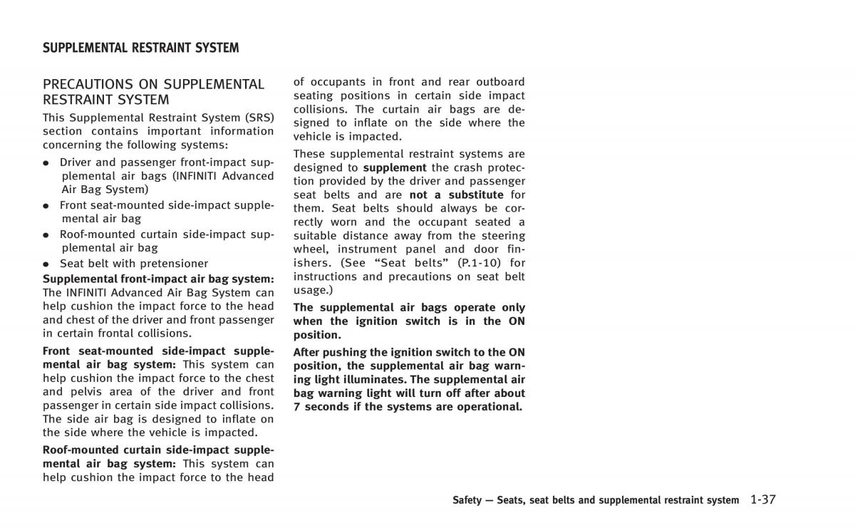 Infiniti Q50 Hybrid owners manual / page 68