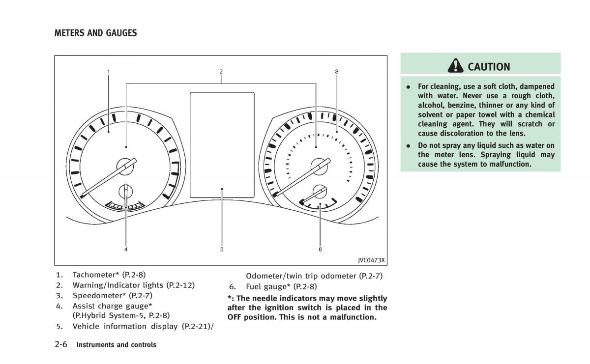 Infiniti Q50 Hybrid owners manual / page 89