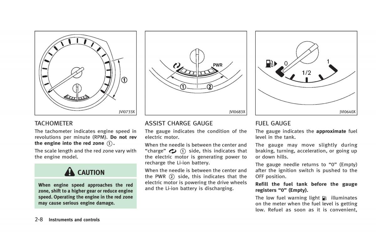 Infiniti Q50 Hybrid owners manual / page 91