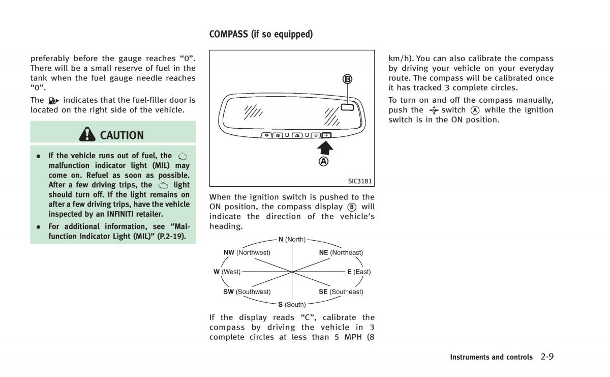 Infiniti Q50 Hybrid owners manual / page 92