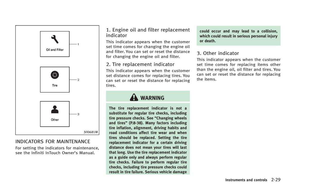 Infiniti Q50 Hybrid owners manual / page 112