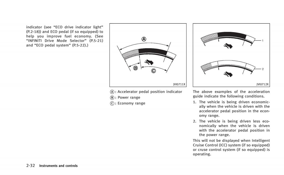 Infiniti Q50 Hybrid owners manual / page 115