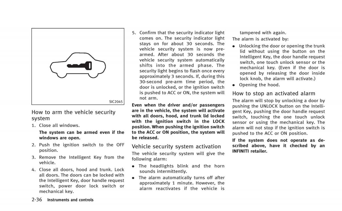 Infiniti Q50 Hybrid owners manual / page 119