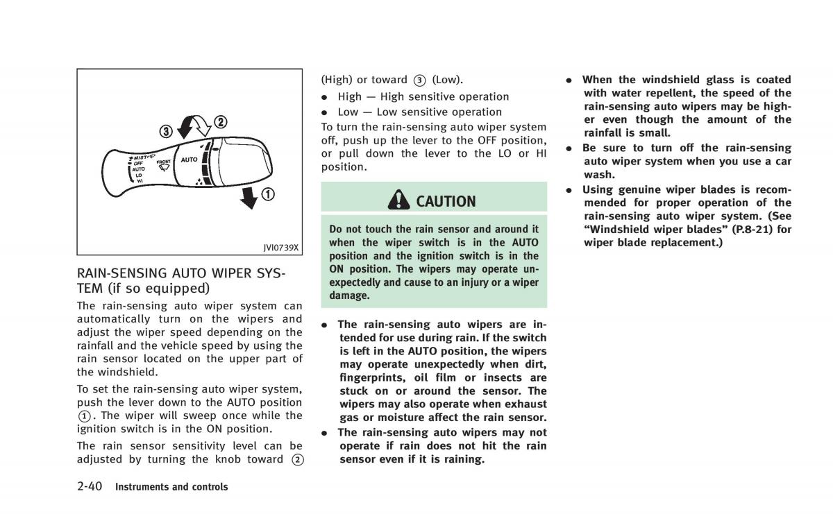 Infiniti Q50 Hybrid owners manual / page 123