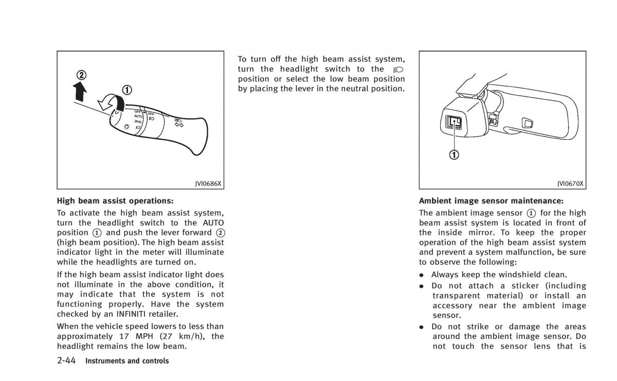 Infiniti Q50 Hybrid owners manual / page 127