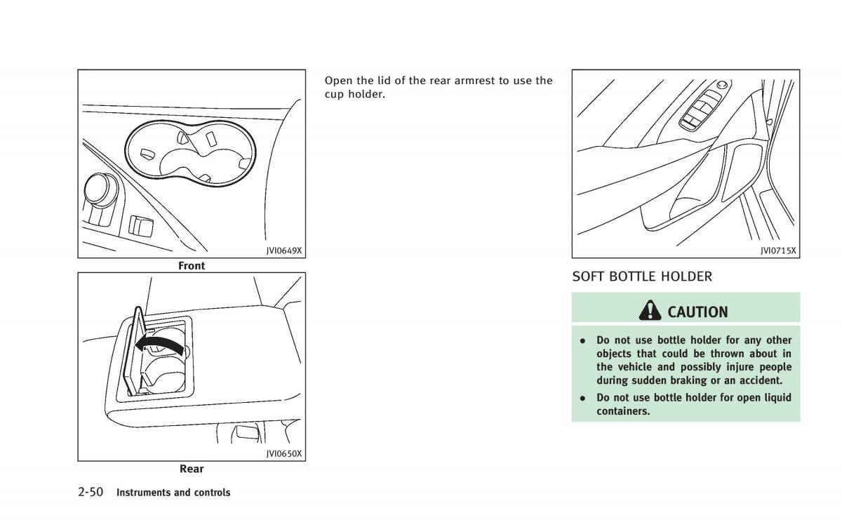 Infiniti Q50 Hybrid owners manual / page 133