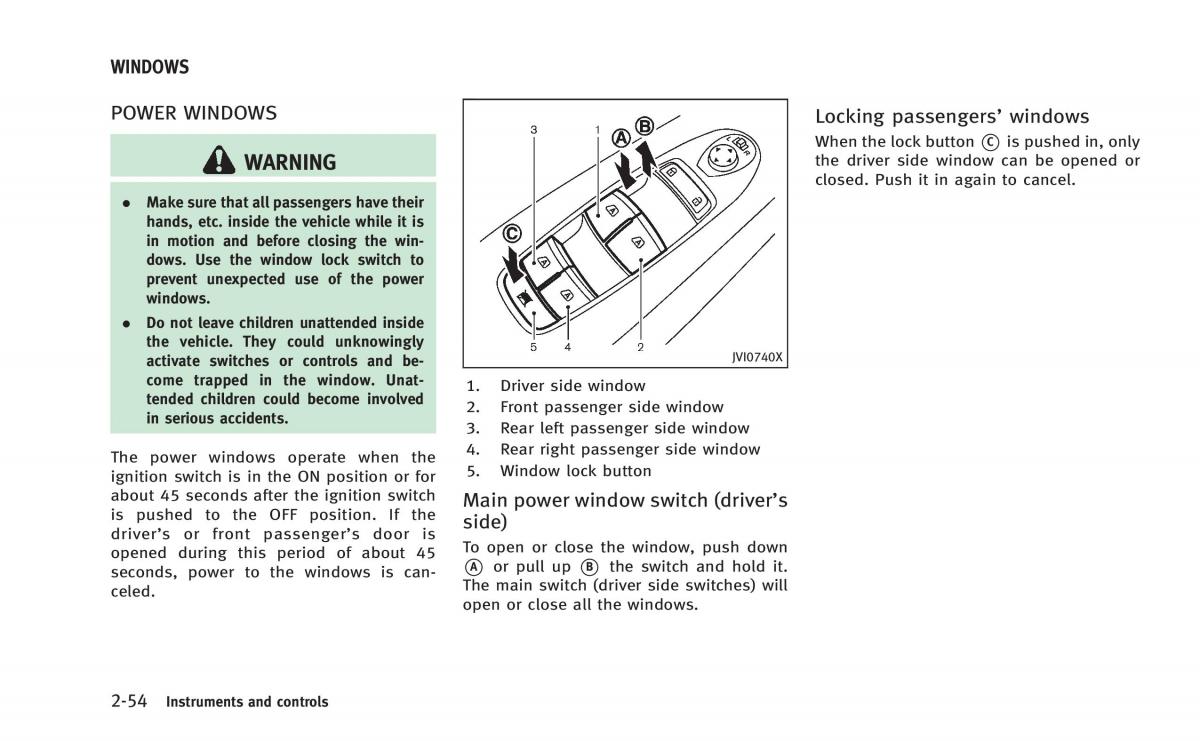 Infiniti Q50 Hybrid owners manual / page 137