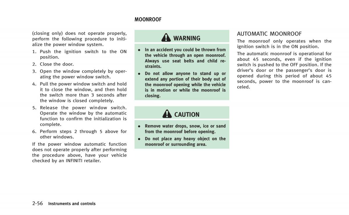 Infiniti Q50 Hybrid owners manual / page 139