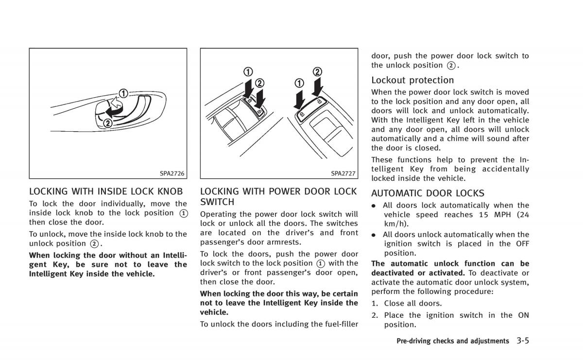 Infiniti Q50 Hybrid owners manual / page 154