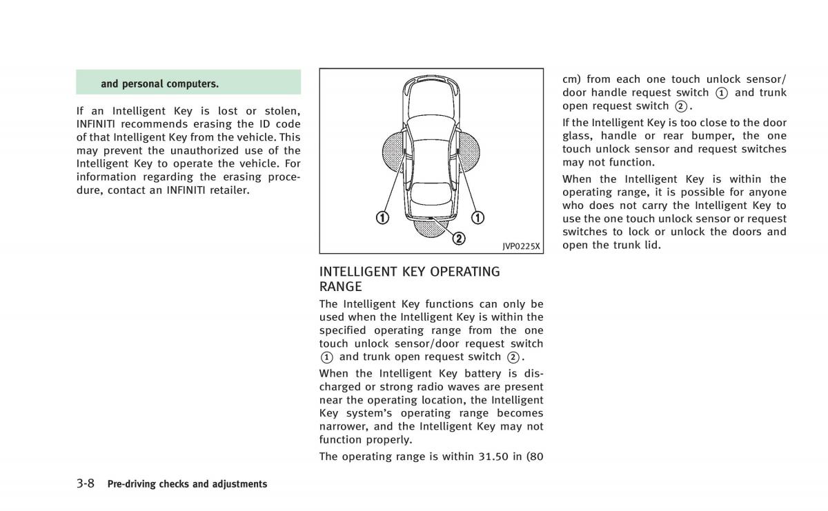 Infiniti Q50 Hybrid owners manual / page 157