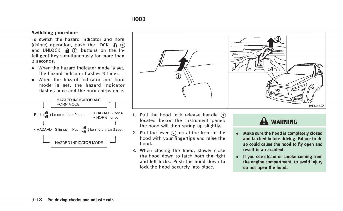 Infiniti Q50 Hybrid owners manual / page 167