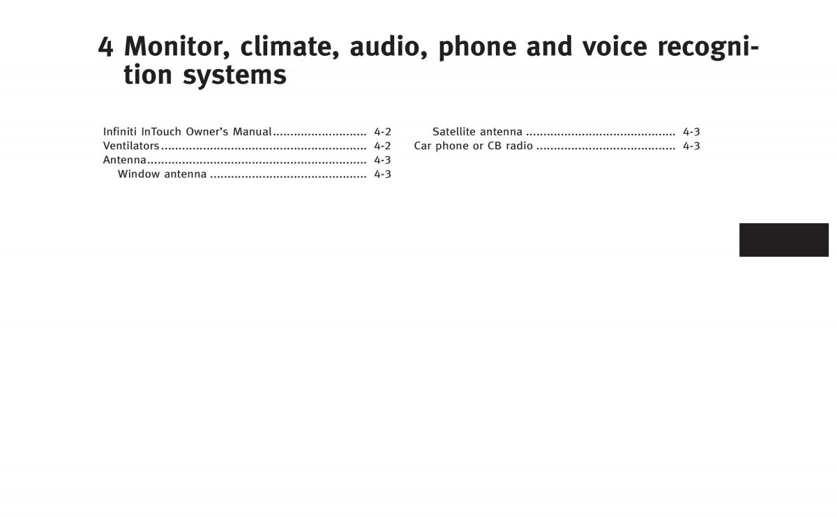 Infiniti Q50 Hybrid owners manual / page 182