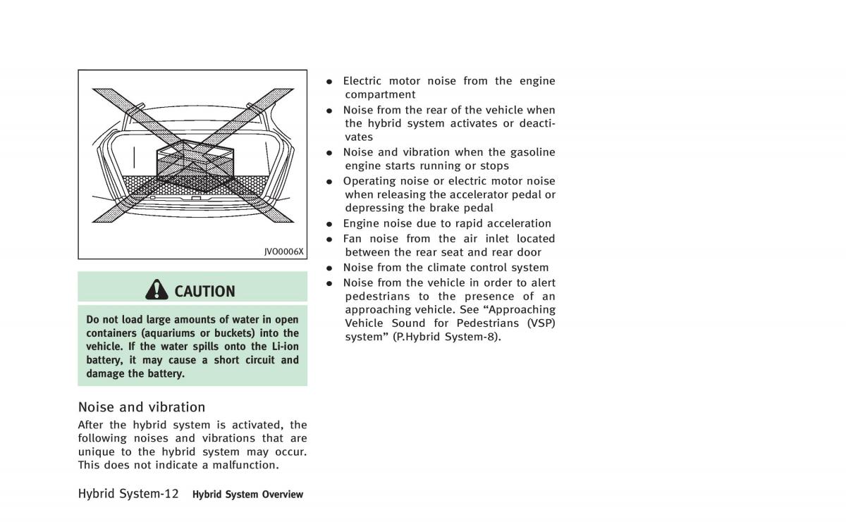 Infiniti Q50 Hybrid owners manual / page 19