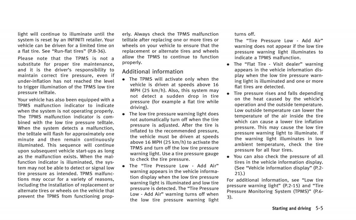 Infiniti Q50 Hybrid owners manual / page 190