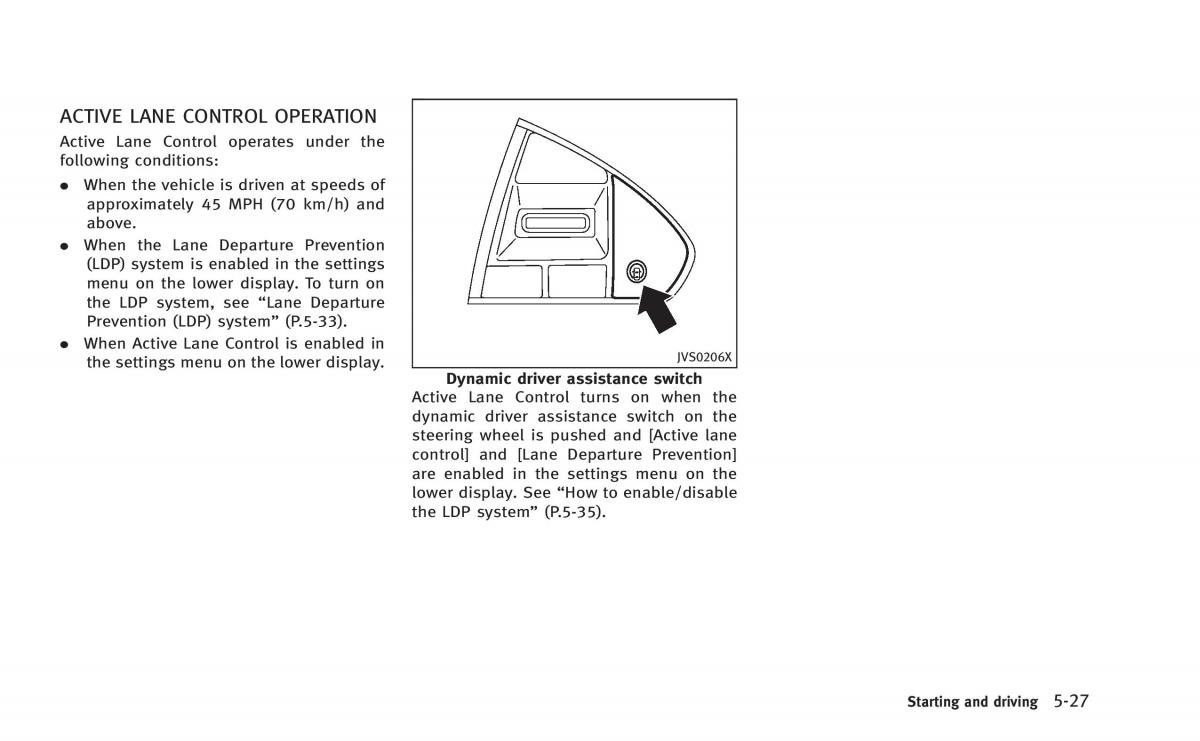 Infiniti Q50 Hybrid owners manual / page 212