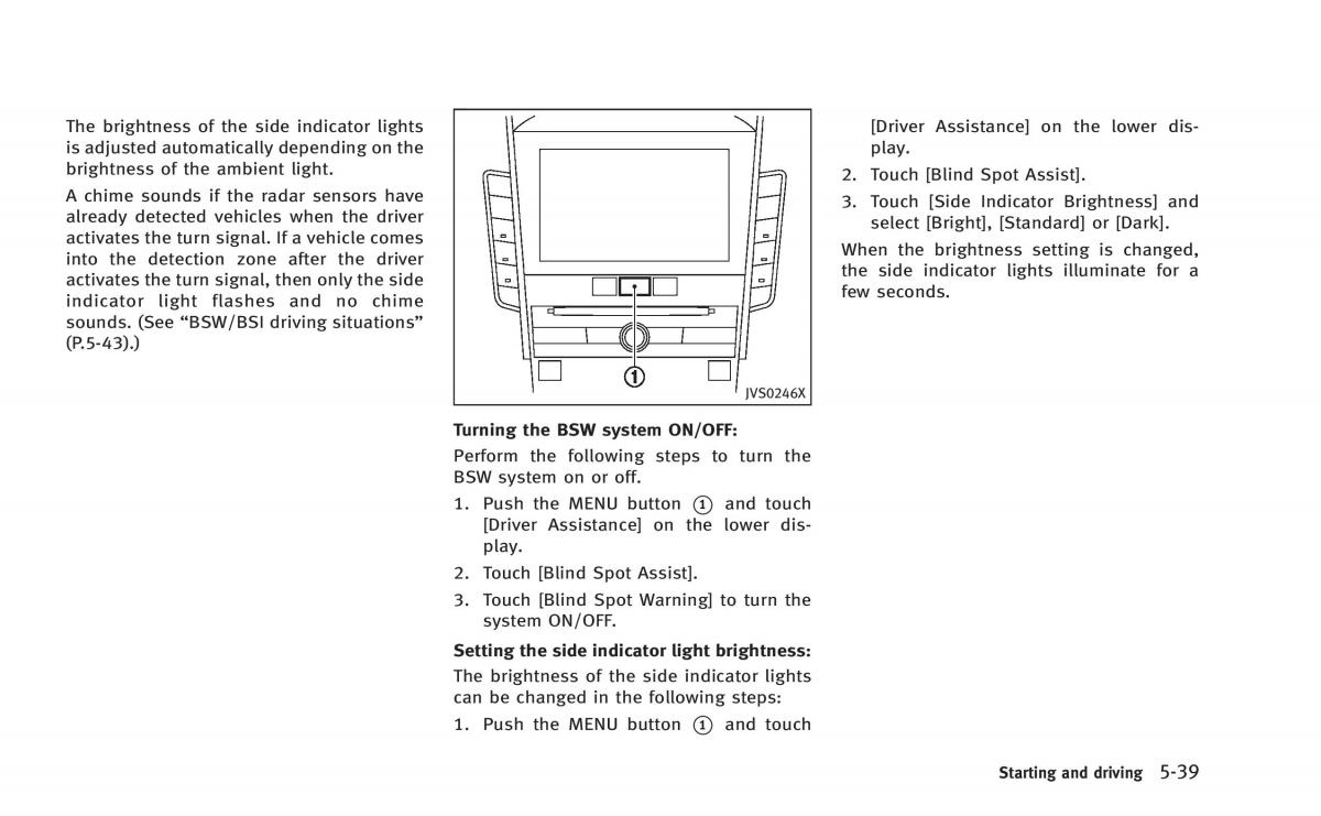 Infiniti Q50 Hybrid owners manual / page 224