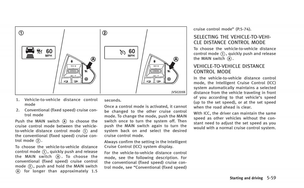 Infiniti Q50 Hybrid owners manual / page 244