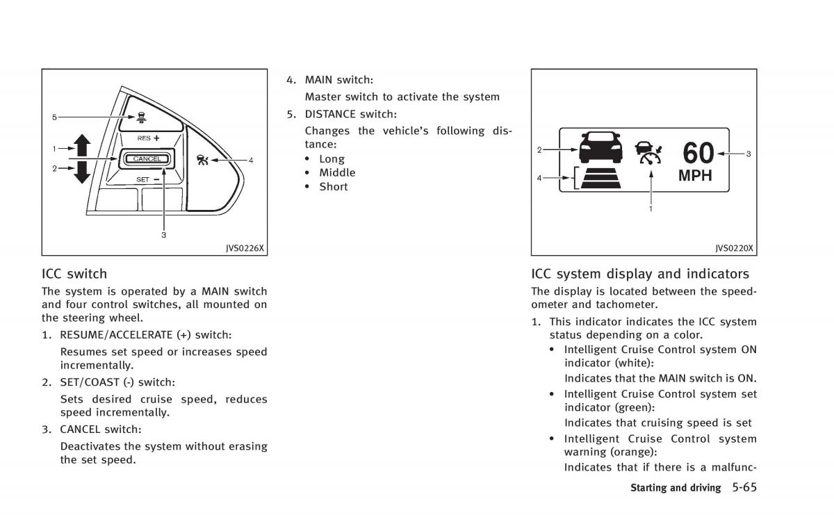 Infiniti Q50 Hybrid owners manual / page 250