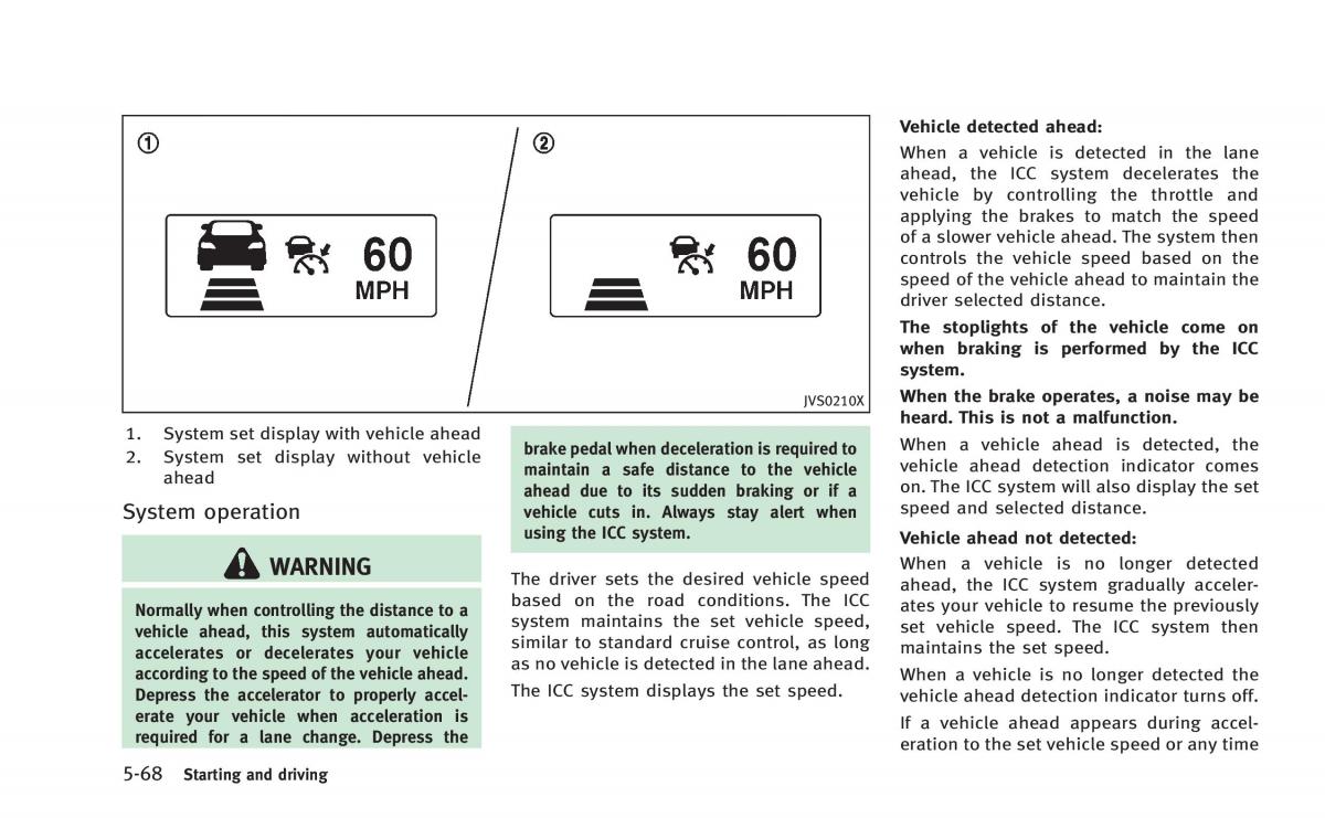 Infiniti Q50 Hybrid owners manual / page 253