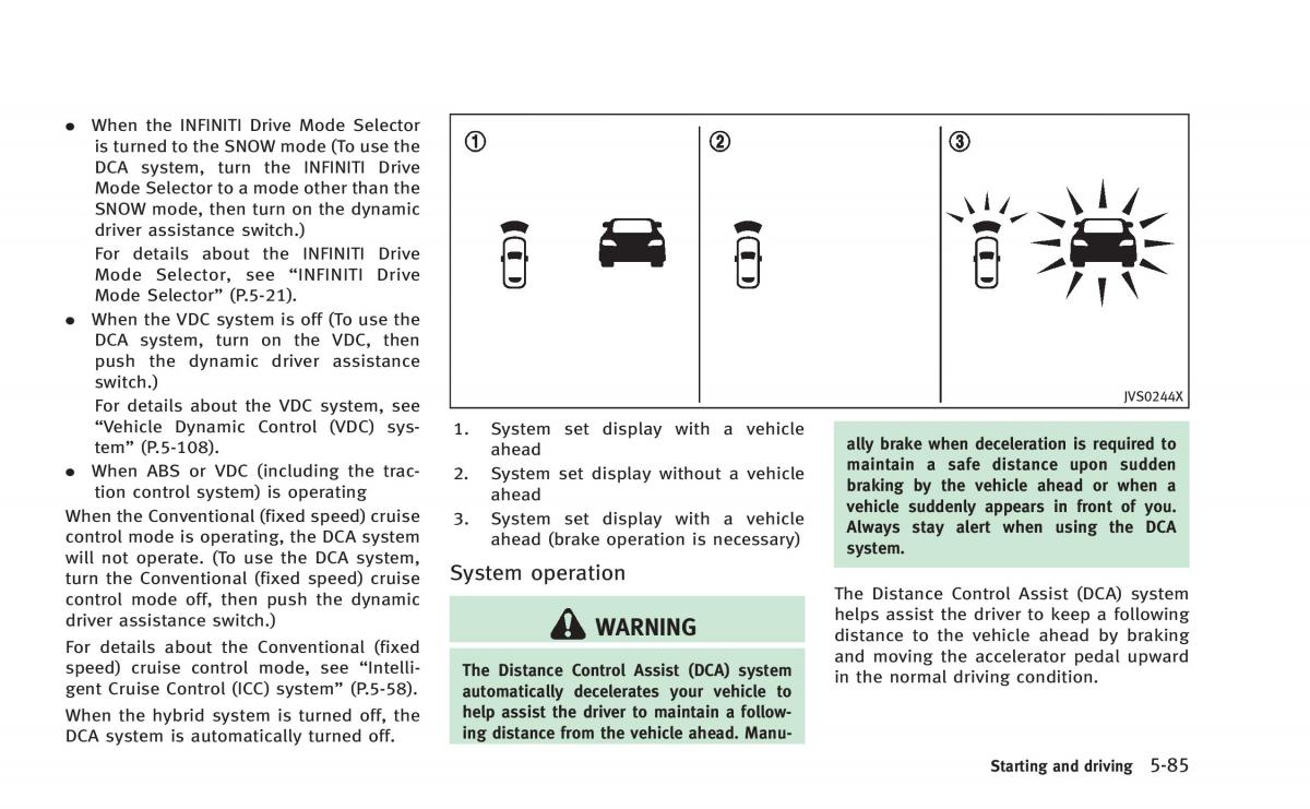 Infiniti Q50 Hybrid owners manual / page 270