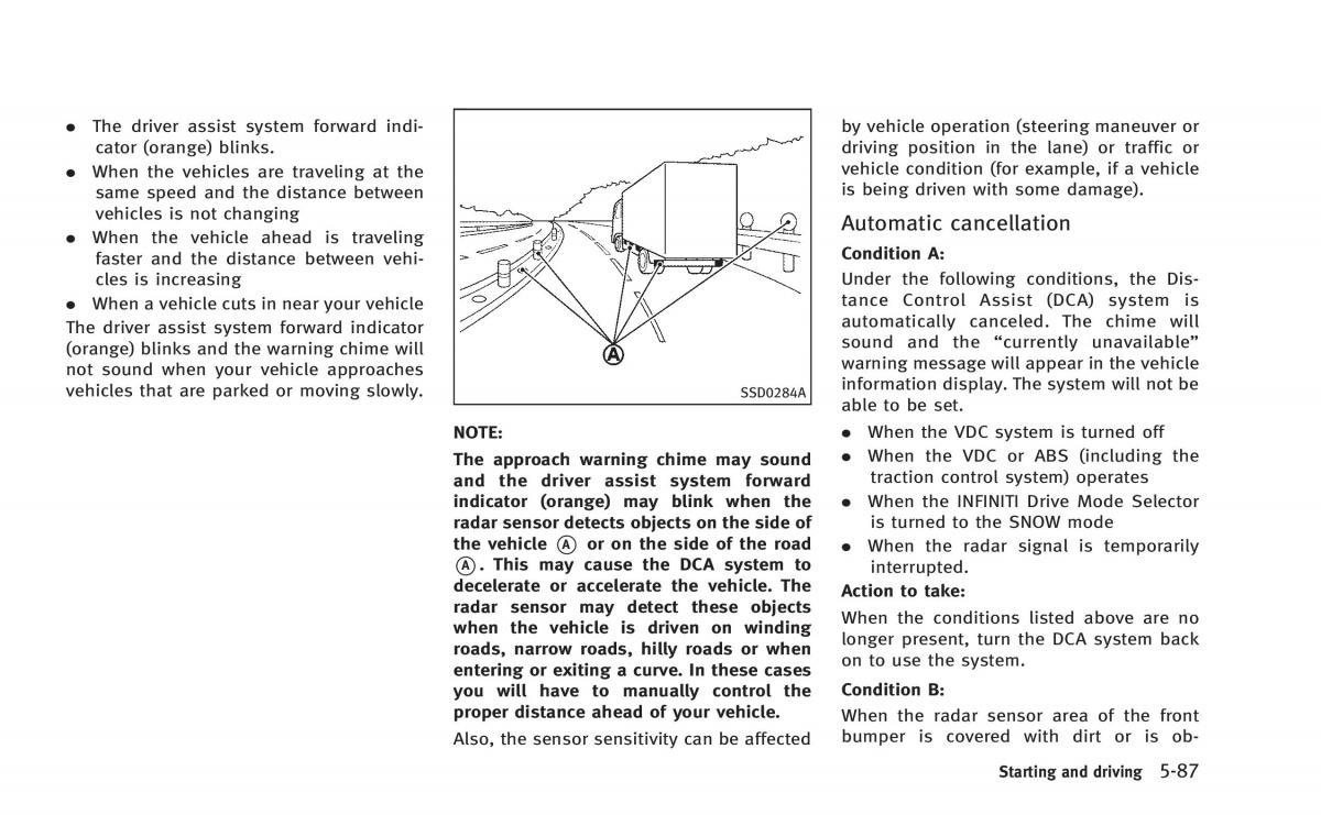 Infiniti Q50 Hybrid owners manual / page 272