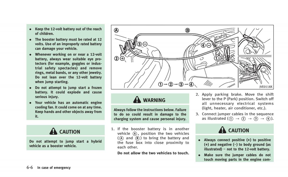 Infiniti Q50 Hybrid owners manual / page 307