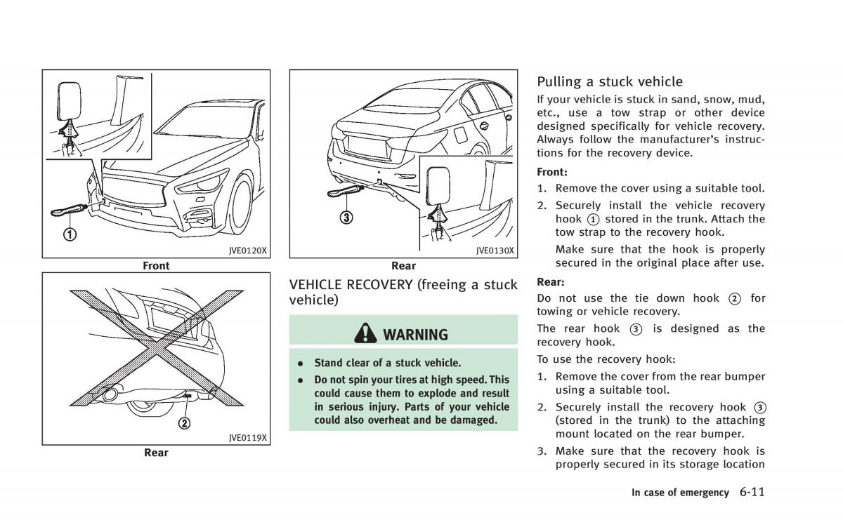 Infiniti Q50 Hybrid owners manual / page 312