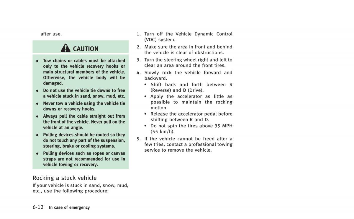 Infiniti Q50 Hybrid owners manual / page 313