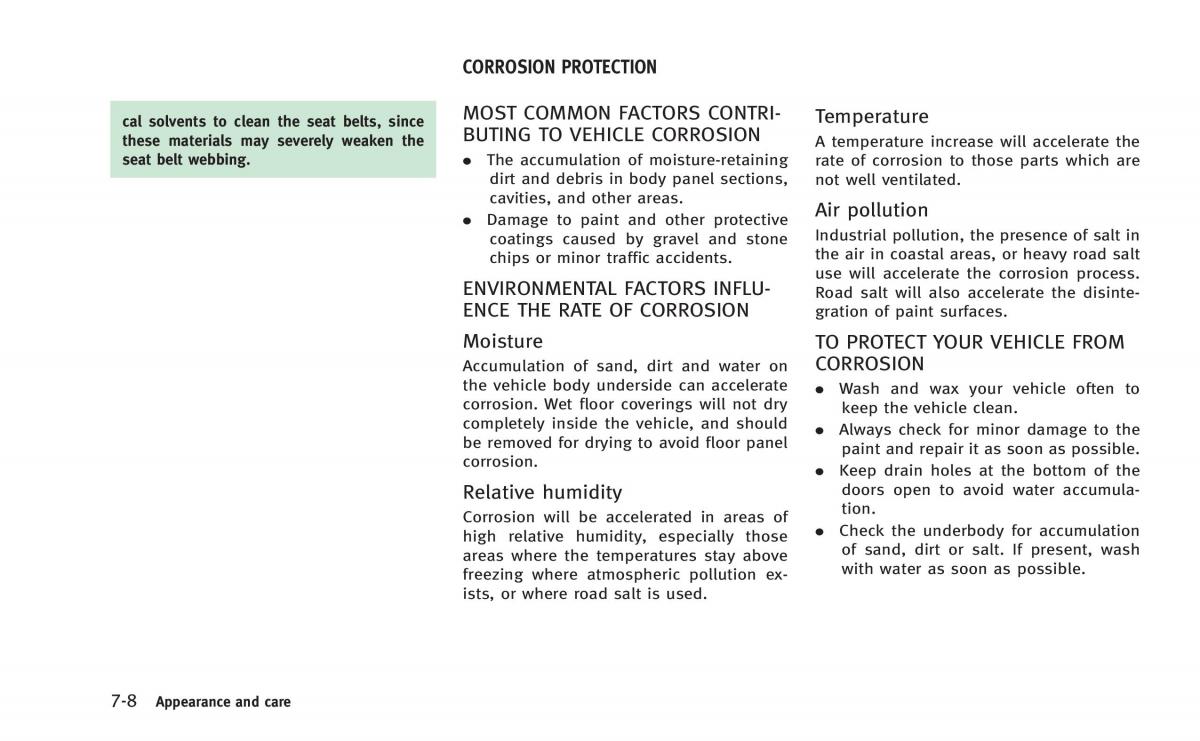 Infiniti Q50 Hybrid owners manual / page 321