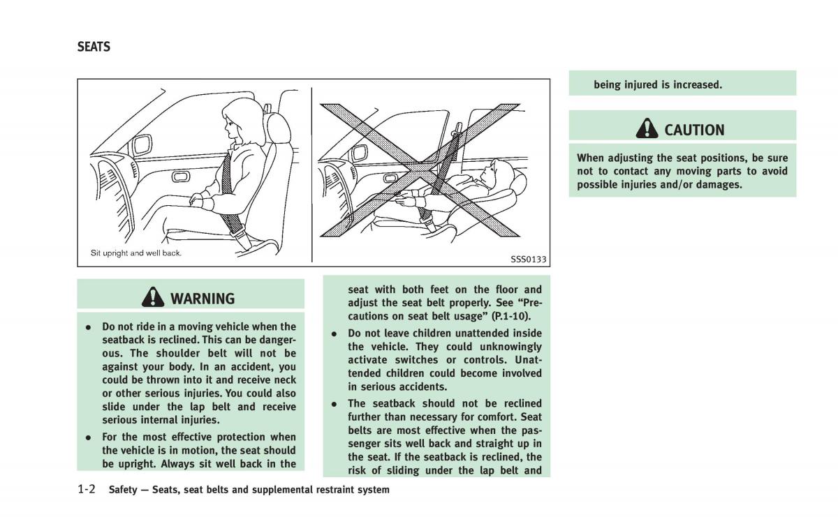 Infiniti Q50 Hybrid owners manual / page 33