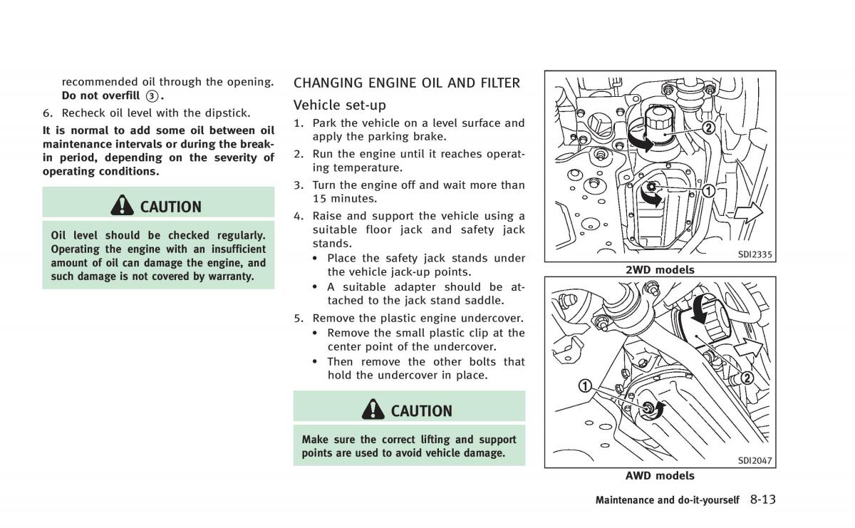 Infiniti Q50 Hybrid owners manual / page 336