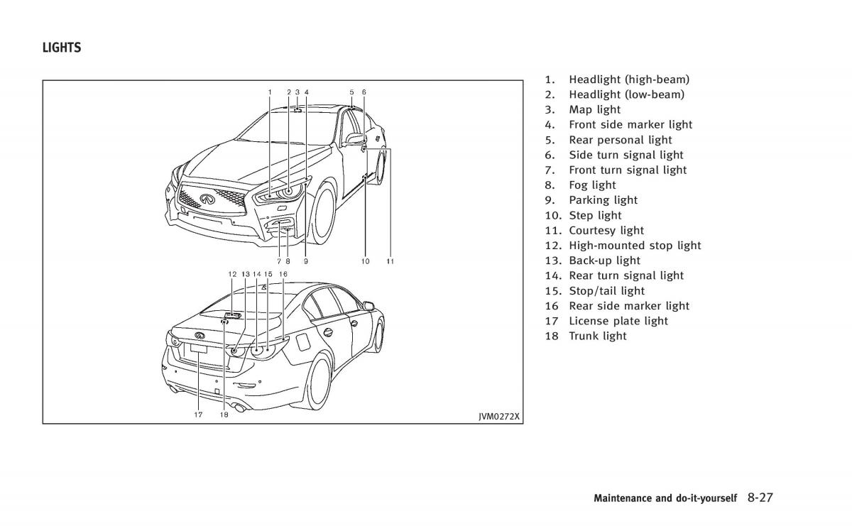 Infiniti Q50 Hybrid owners manual / page 350