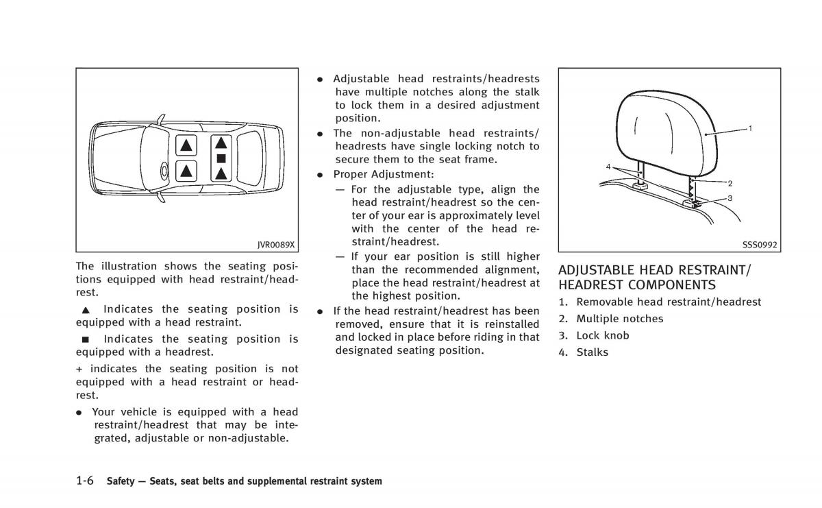 Infiniti Q50 Hybrid owners manual / page 37