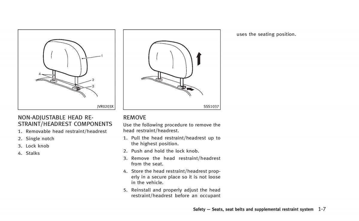 Infiniti Q50 Hybrid owners manual / page 38