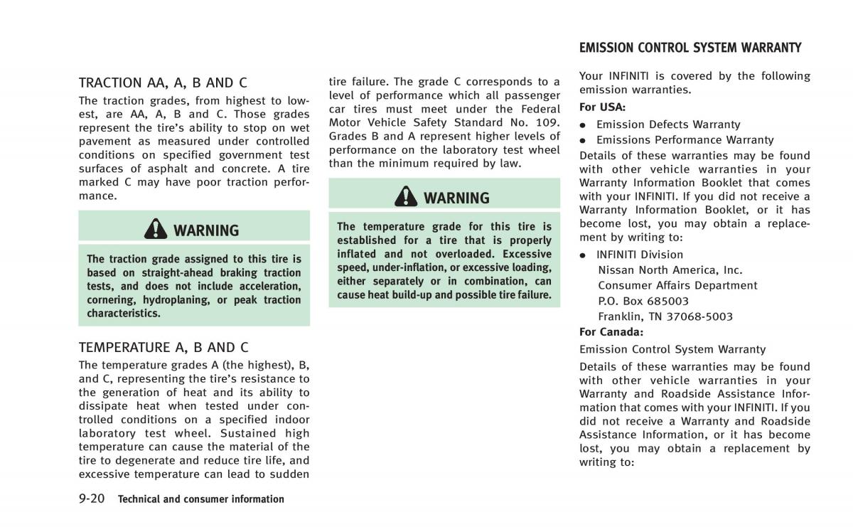 Infiniti Q50 Hybrid owners manual / page 387